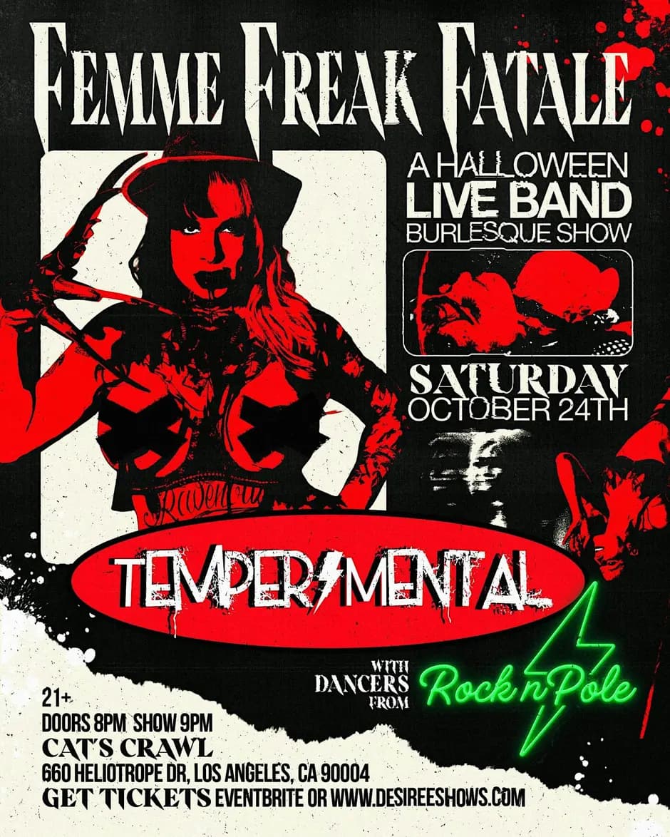 Femme Freak Fatale : A Halloween Live Band Burlesque Show