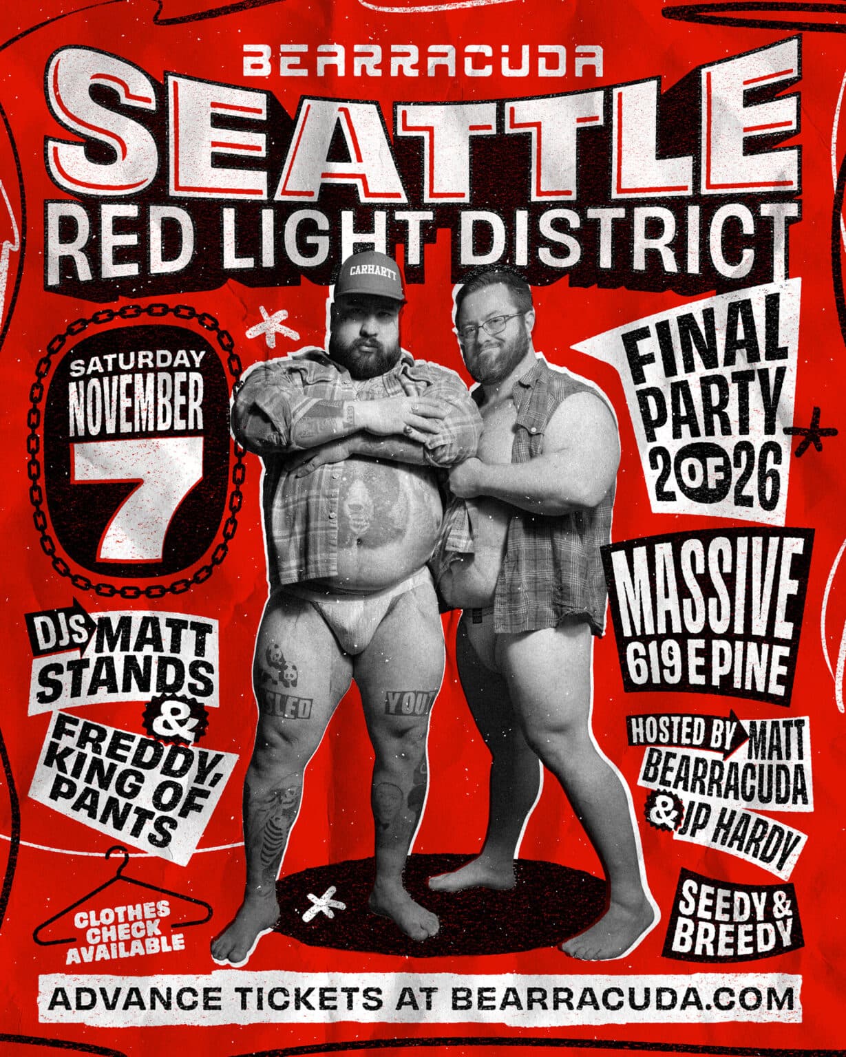 Bearracuda Seattle: Red Light District!