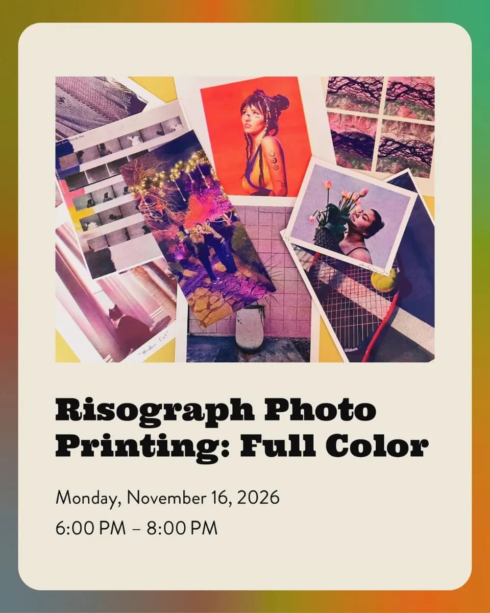 Risograph Photo Printing