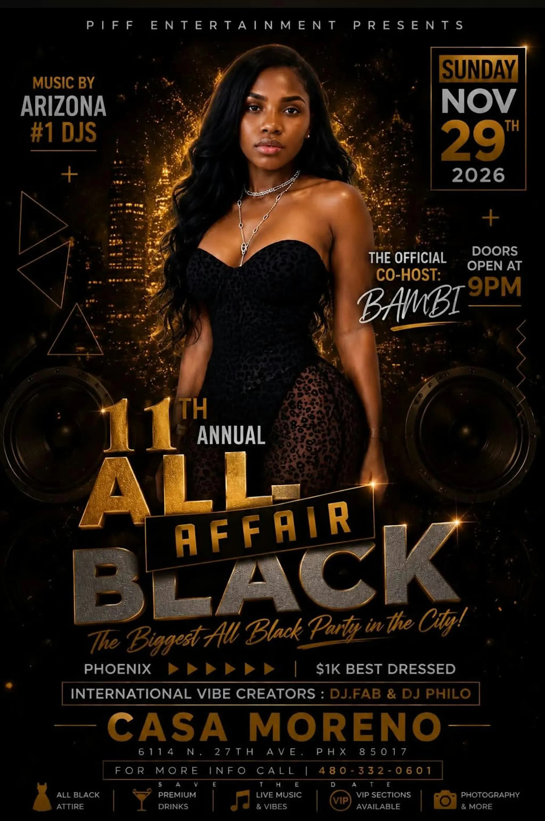 AZ 11th Annual ALL BLACK AFFAIR