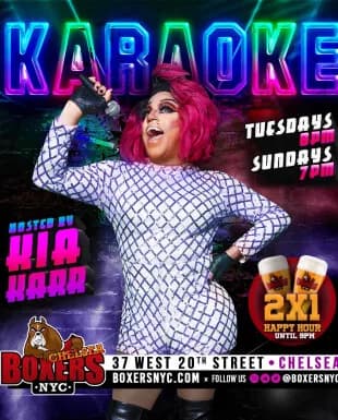Karaoke at Boxers NYC - 10/25
