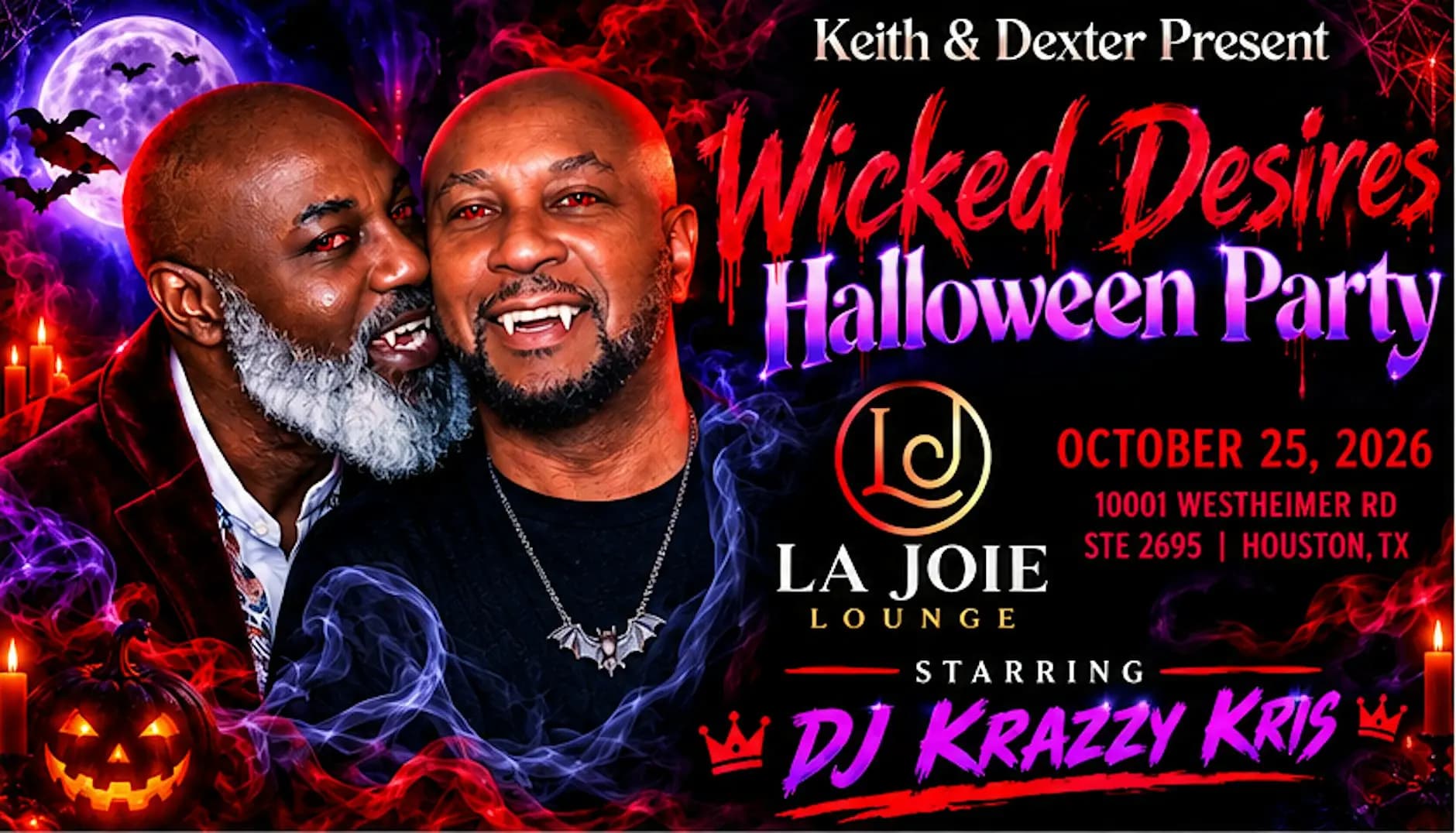 Keith & Dexter Present: Wicked Desires Halloween Party