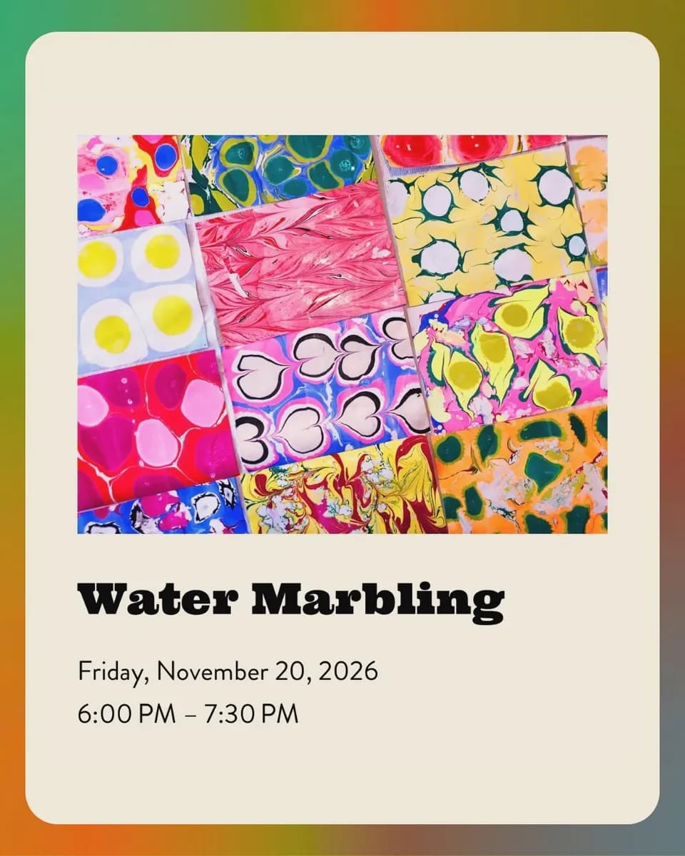 Water Marbling Workshop