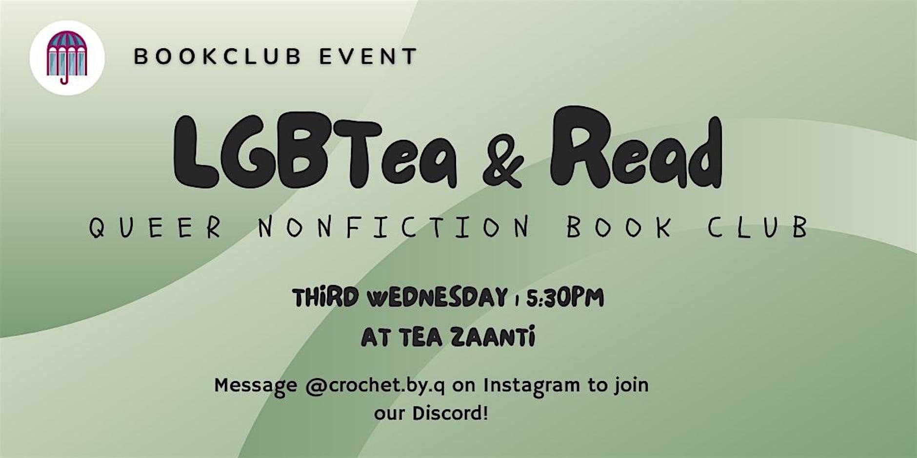 LGBTea & Read Book Club - 12/16