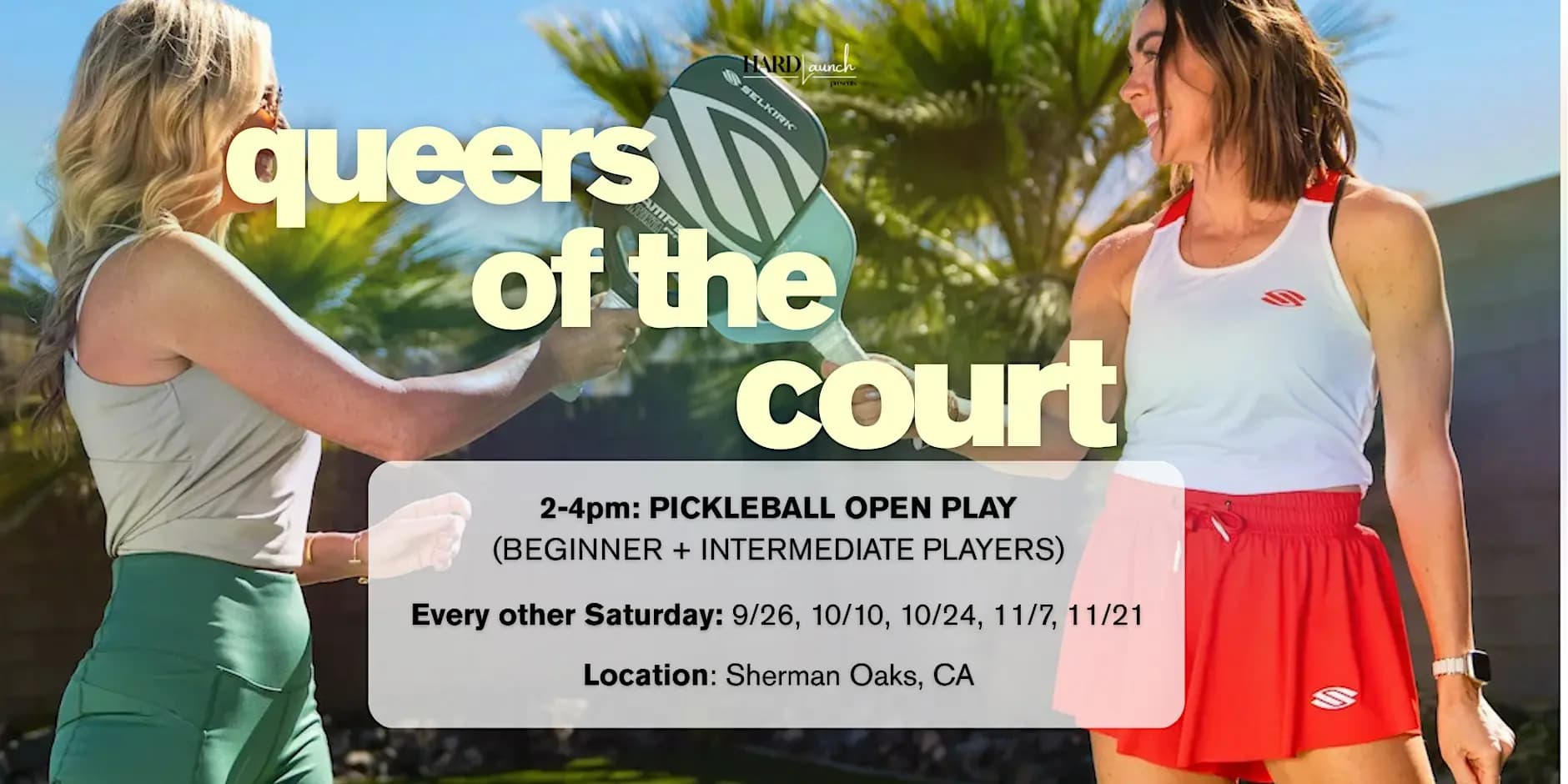 Queers of the Court Pickleball Open Play - 10/24