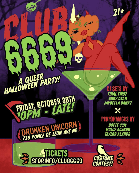 CLUB 6669! A Queer Halloween Dance Party