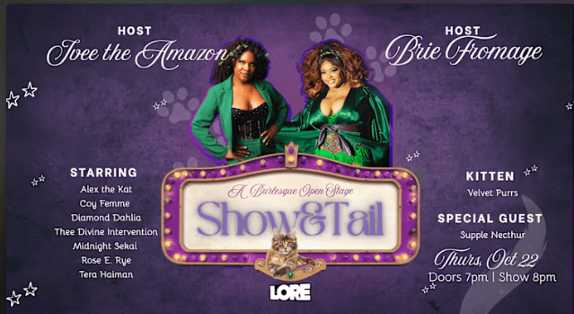 Show & Tail - Burlesque Open Stage Show