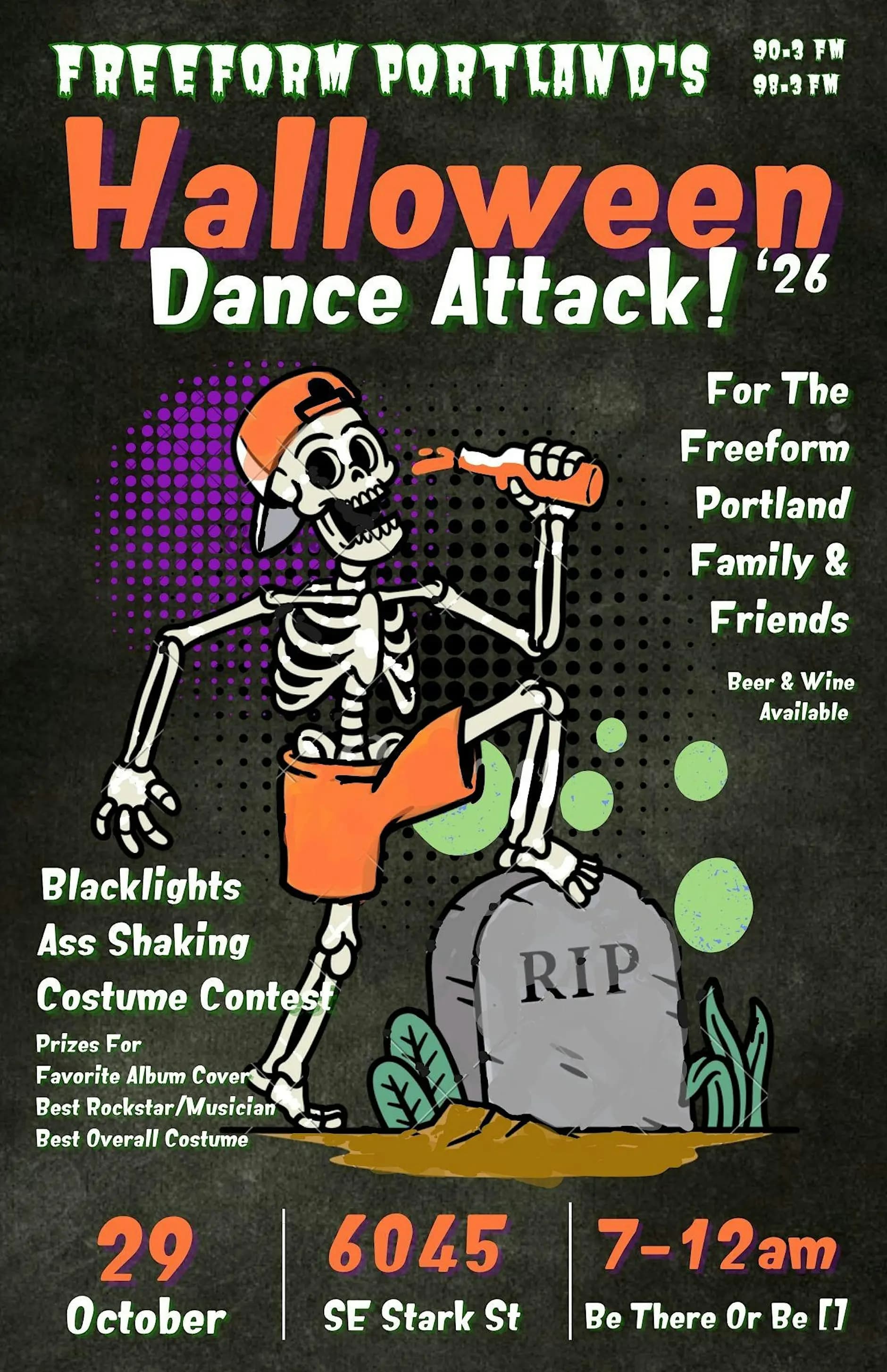 Freeform Portland's Halloween Dance Attack!