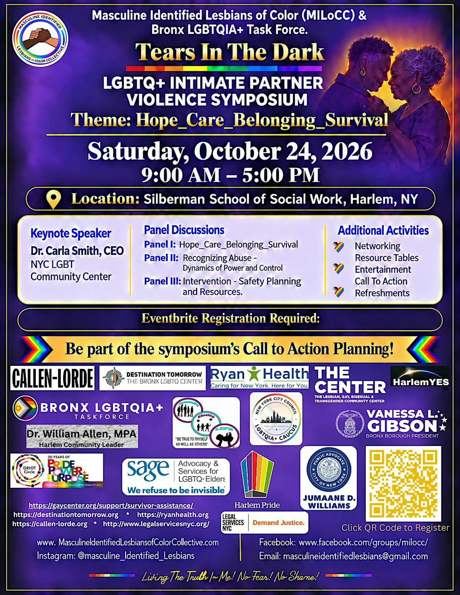 Tears In The Dark II_LGBTQ+ Intimate Partner Violence Symposium