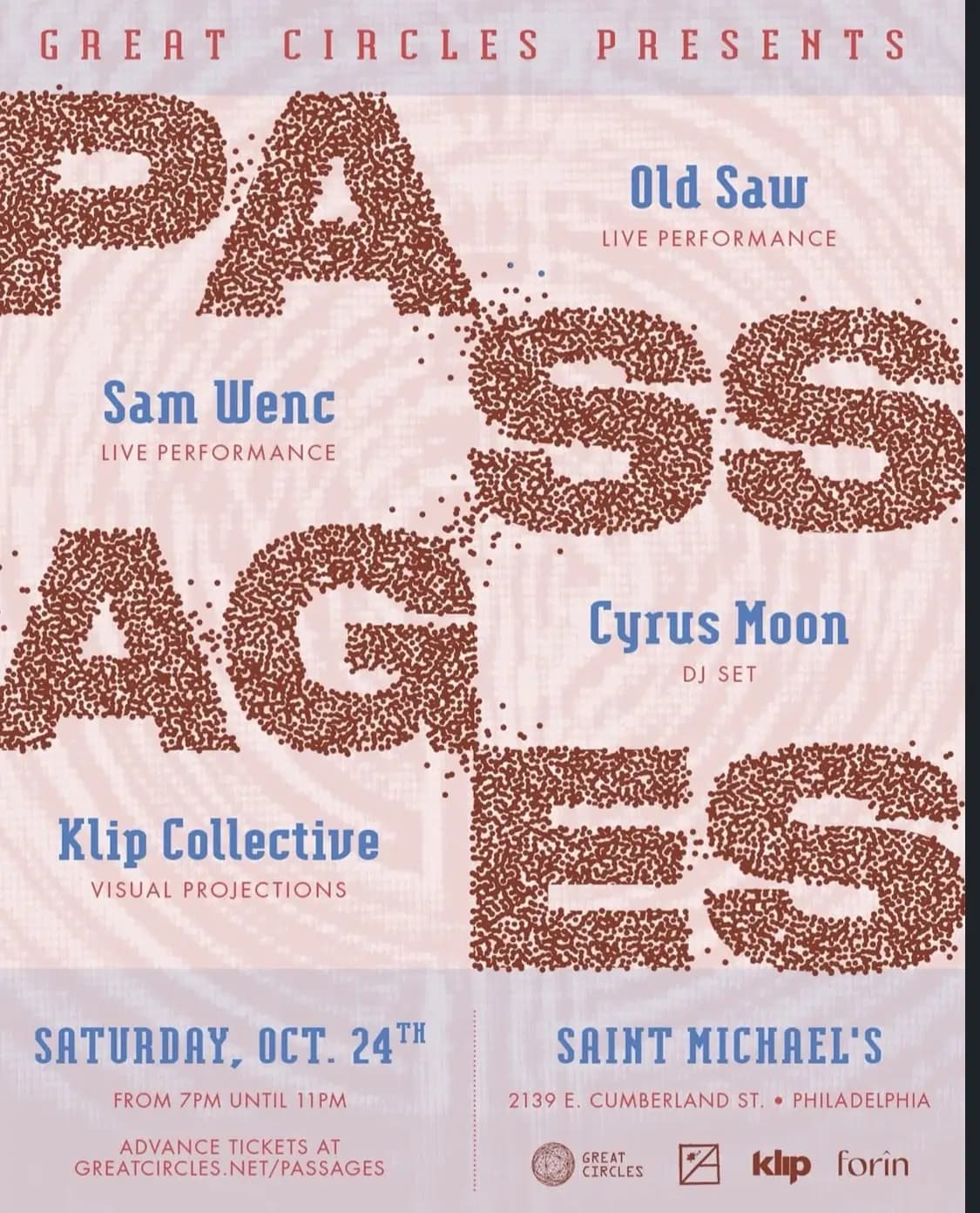 Great Circles presents: Passages