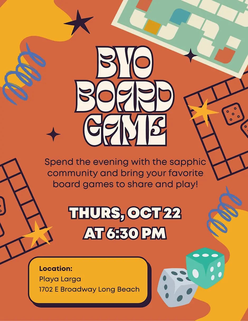 Sapphic BYO Board Game Night