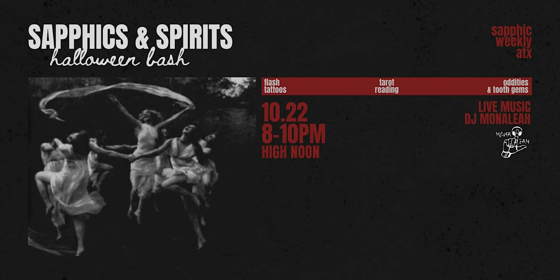 Sapphics & Spirits: A Lesbian Halloween Party at High Noon