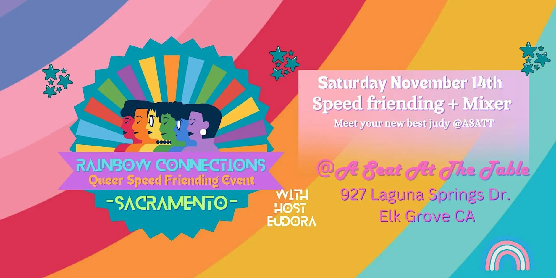 Queer Speed Friending at A Seat at the Table
