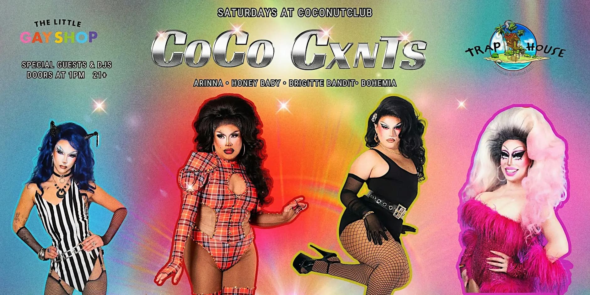 Coco Cxnts Drag Brunch— Voted Best of Austin! NO COVER! - 10/24