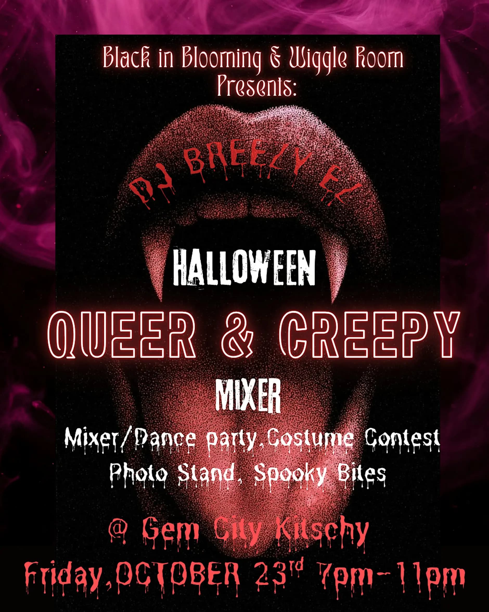 Queer and Creepy: A Halloween Mixer/Dance Party