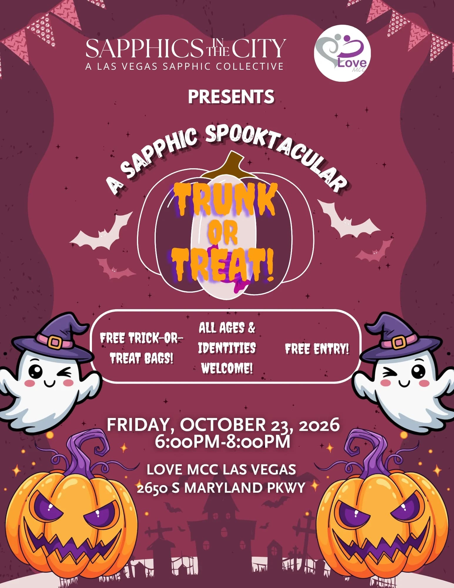 Sapphic Spooktacular Trunk-or-Treat