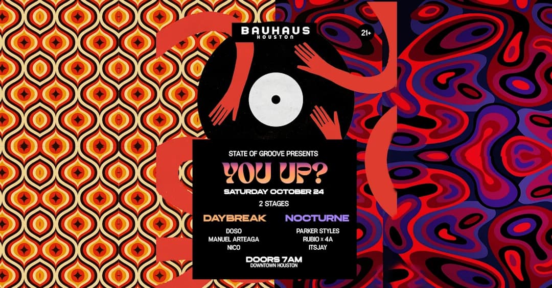 State Of Groove Presents: You Up? (Doors 7am)