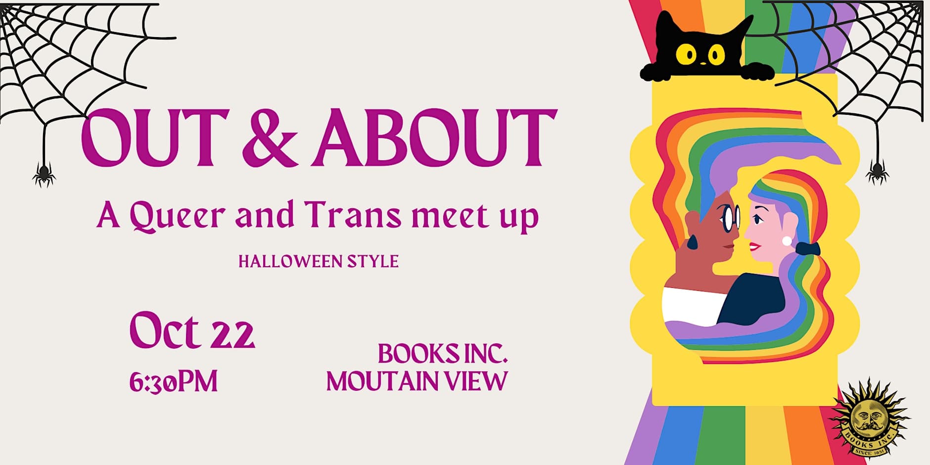 OUT & ABOUT at Books Inc. Mountain View