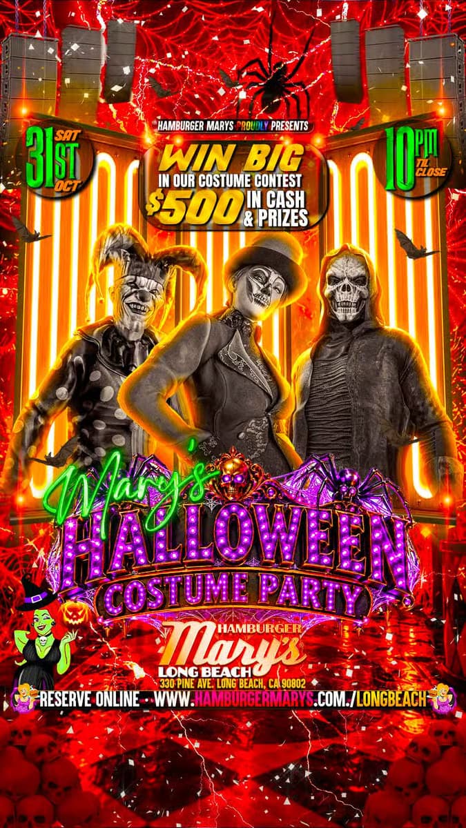 10.31 - Mary's HALLOWEEN Costume Party & Contest
