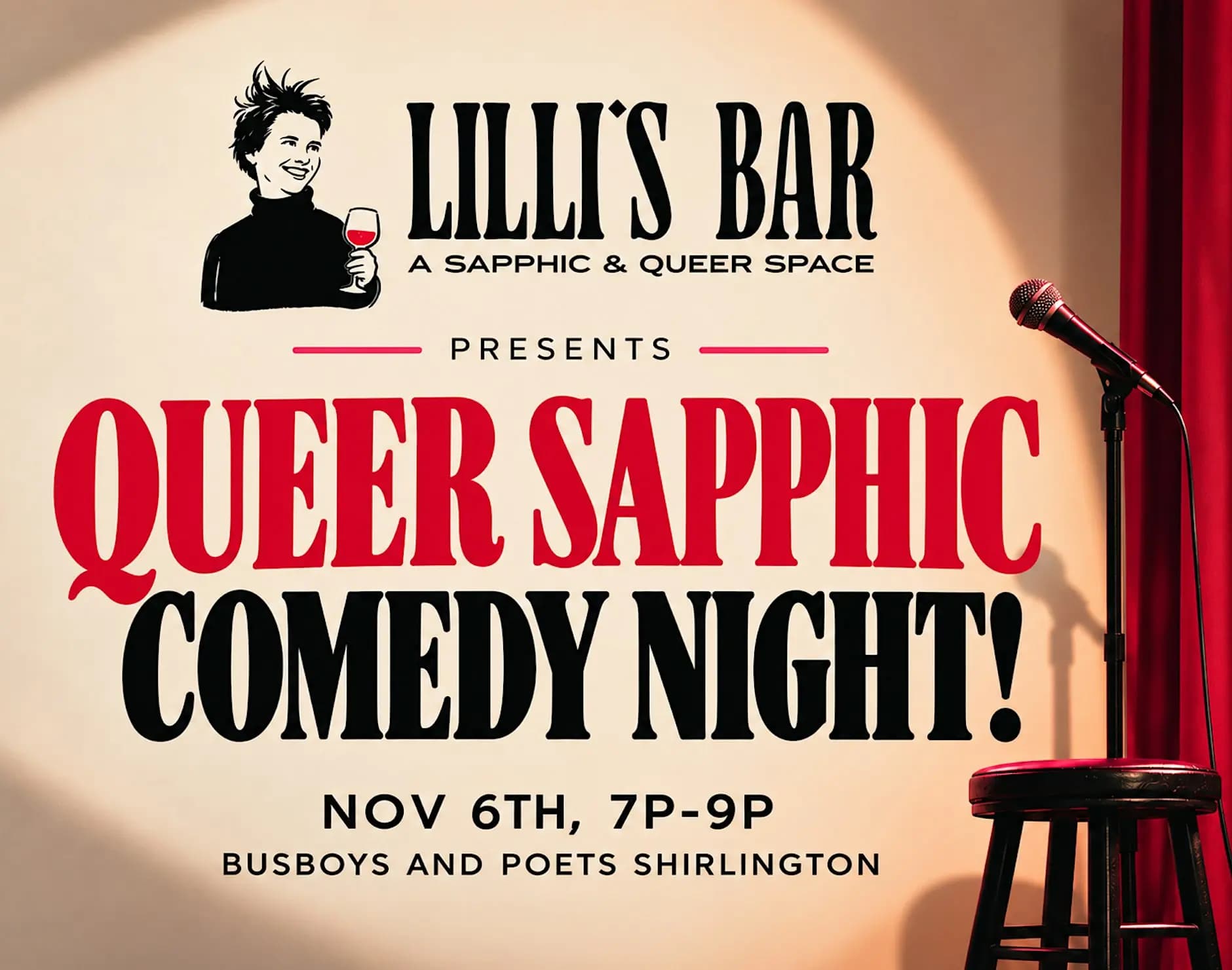 Lilli's Bar Presents Queer Sapphic Comedy Night!