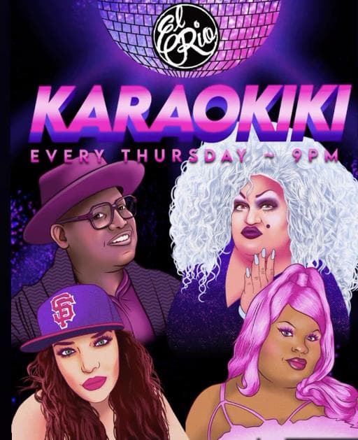 KARAOKIKI WITH YOUR HOSTS DULCE DE LECHE ++ LAMBERT ++ MOJO CARTER ++ FRISCOPINK - 10/22
