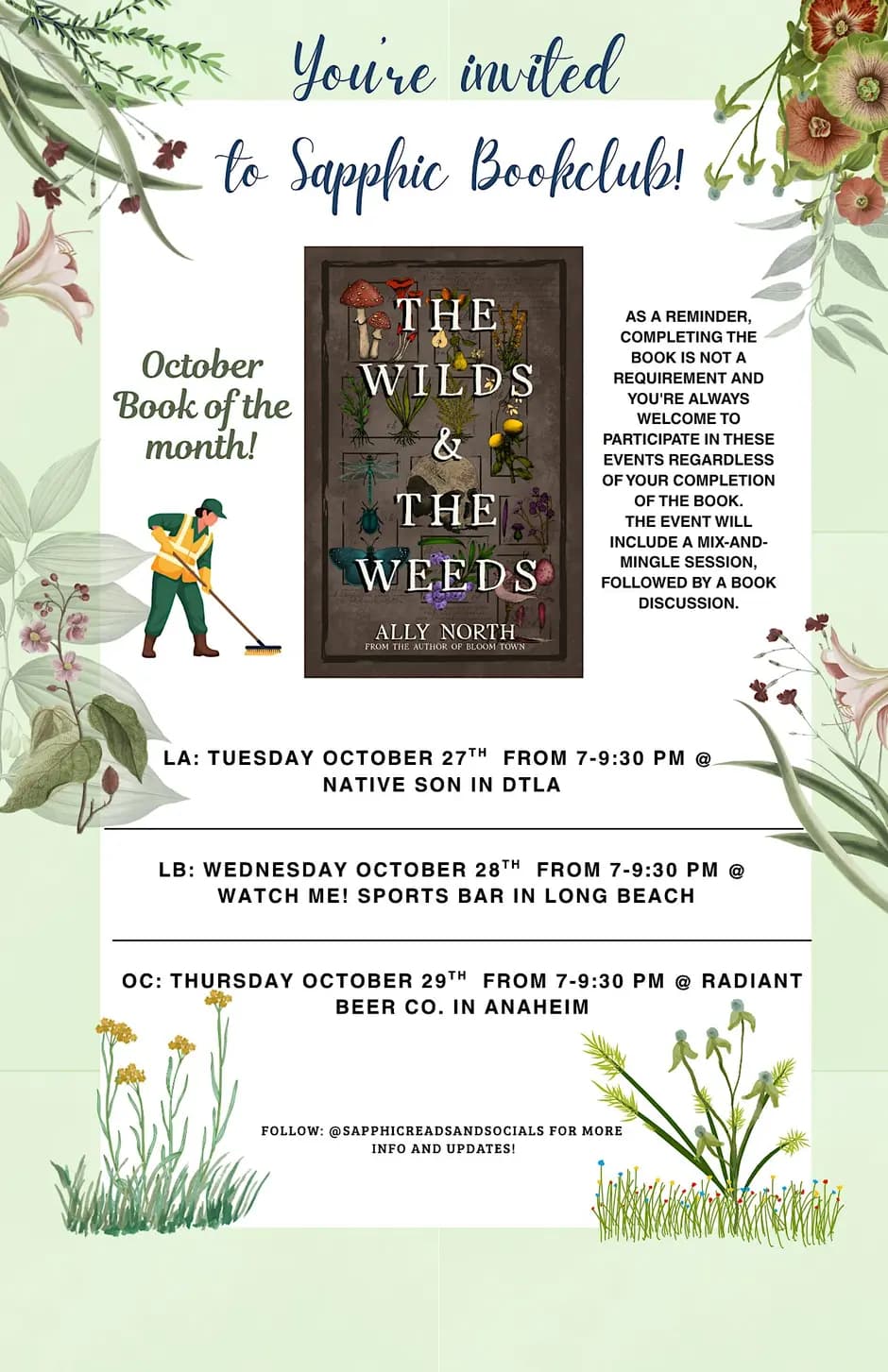 Sapphic Book and Social Club-Orange County
