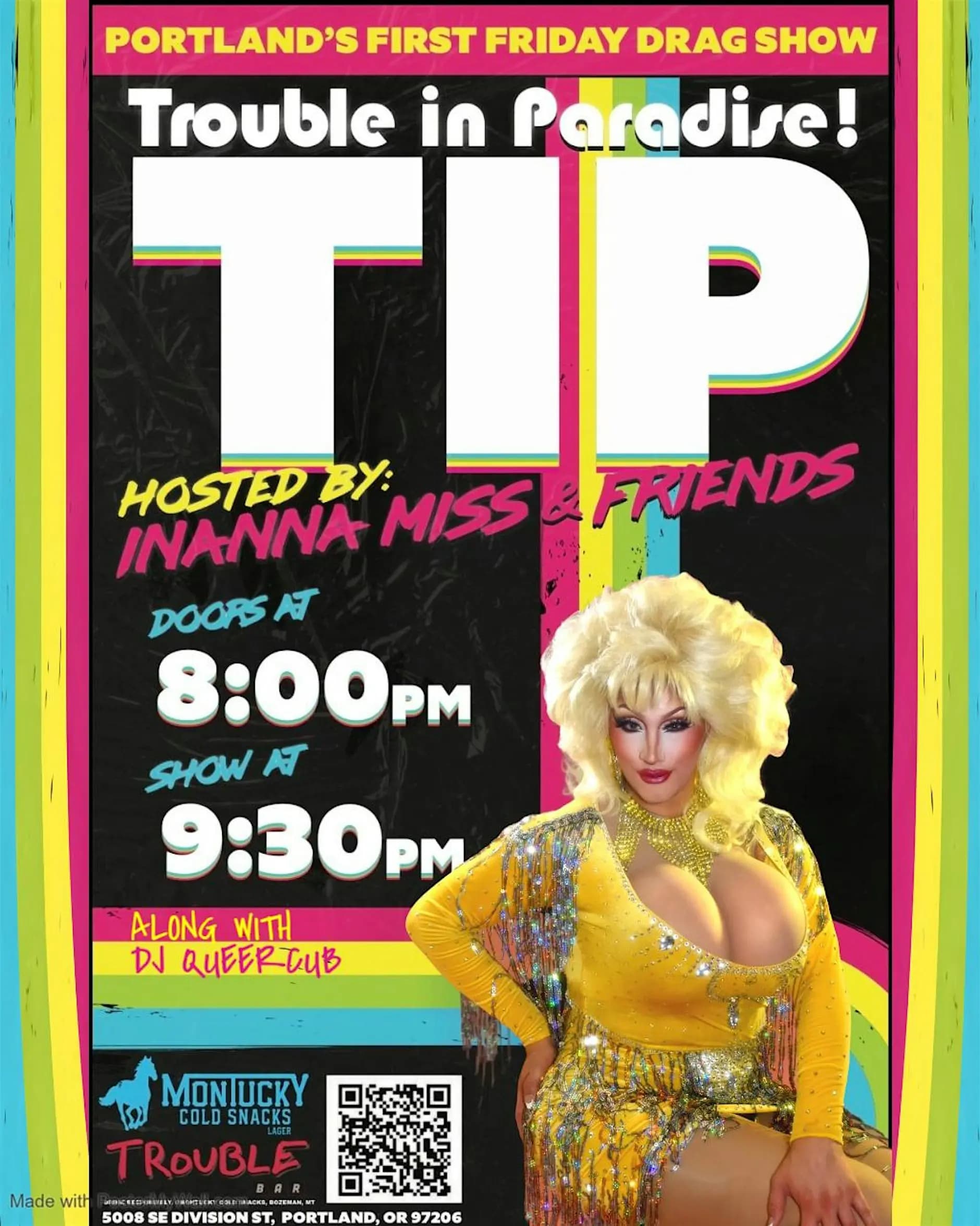 TIP: PORTLAND DRAG SHOW - 12/04