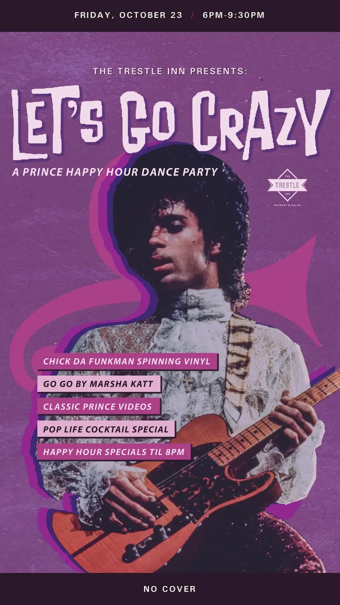 Let's Go Crazy - A Prince Happy Hour Dance Party