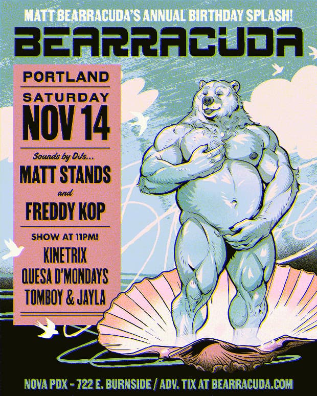 Bearracuda Portland: November 14th!