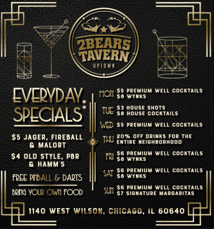 10.22 - Weekly Specials Happy Hour