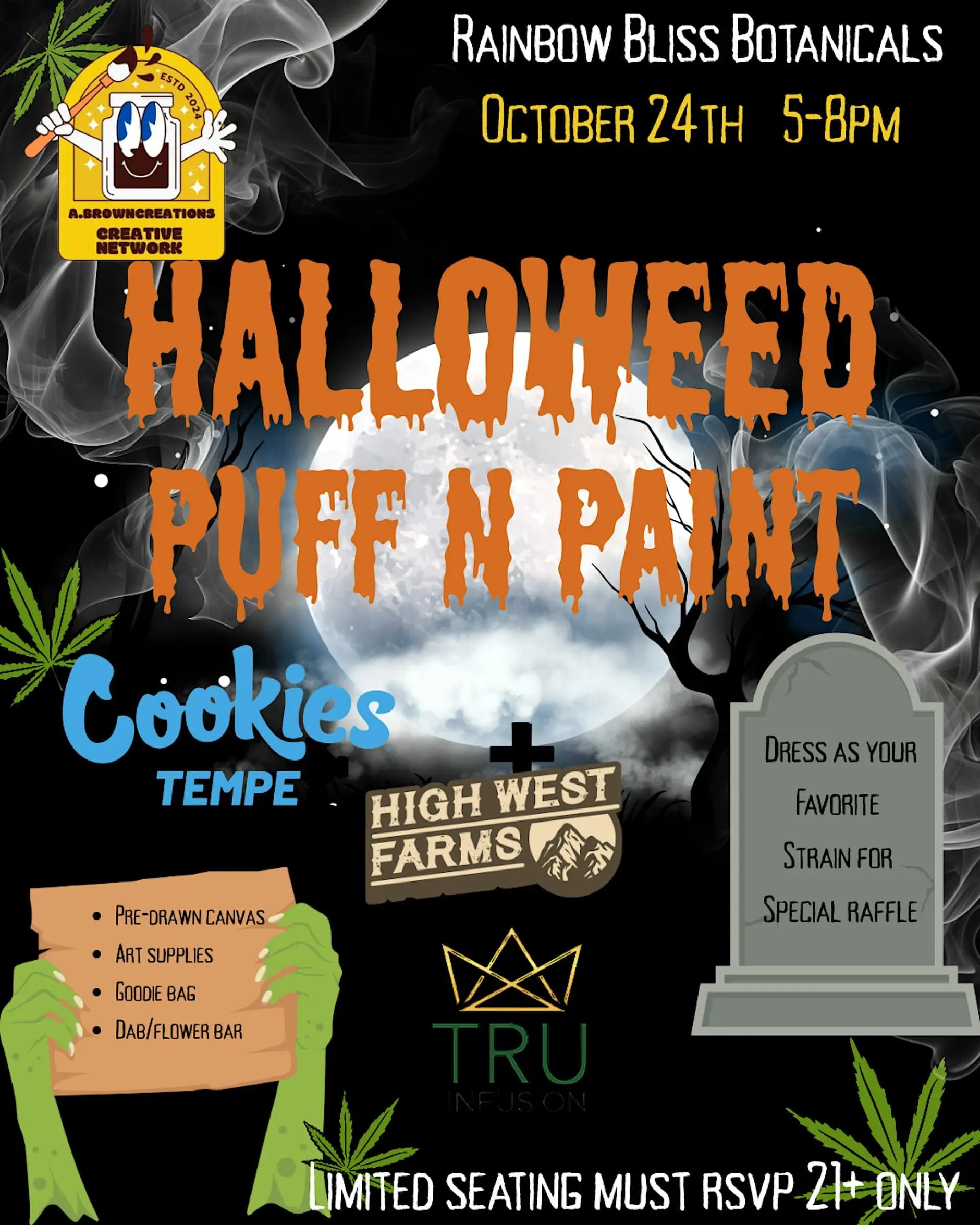 Halloweed Puff n' paint